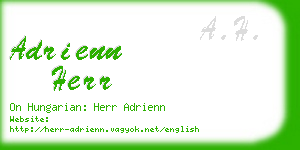 adrienn herr business card